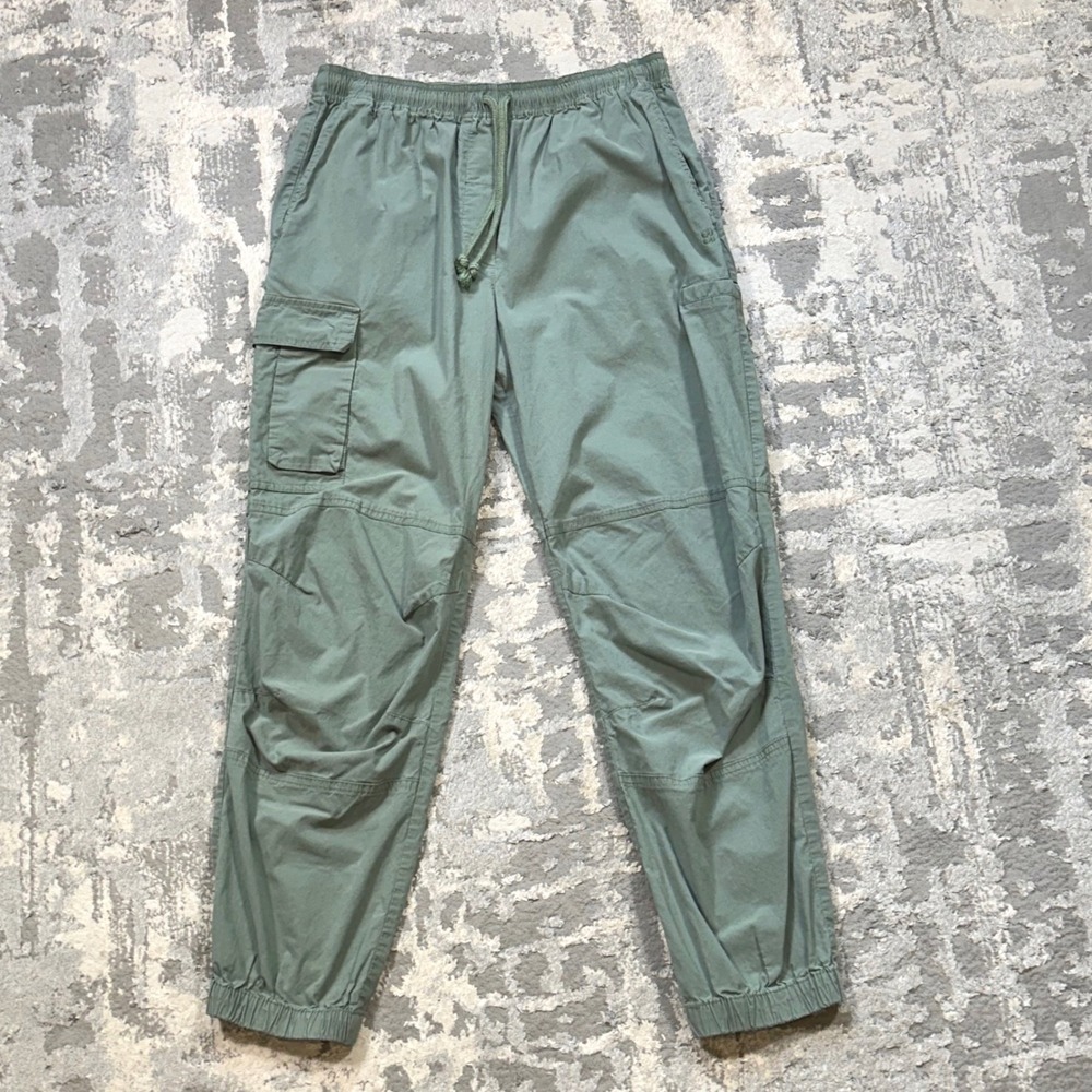 Sweaty Betty Cargo Jogger‎ Pants L 10 Sage Green Utility Athleisure SB8304